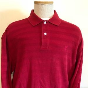 Red Ashworth Weather Systems long sleeve Polo M